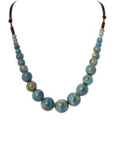 PRICES MAY VARY. Retro Style: This stunning necklace features a retro boho design with blue ceramic round beads for a vintage-inspired look. Versatile Length: The long length of this necklace allows for multiple styling options, from wearing it as a statement piece to layering with other necklaces. Durable Construction: Crafted with high-quality materials, this necklace is designed to withstand daily wear and tear. Timeless Accessory: The classic blue color and simple yet elegant design make thi Ceramic Beads Necklace, Boho Chic Necklace, Long Necklace Boho, Round Bead Necklace, Round Necklace, Boho Design, Simple Tshirt, Boho Designs, Timeless Accessories