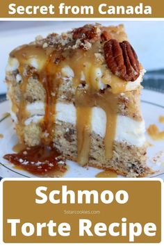 Schmoo Torte Schmoo Torte, Canadian Recipes, Pecan Pie Cake, Raspberry Torte, Christmas Meals, Cupcakes Recipes, Torte Recipe, Chocolate Torte