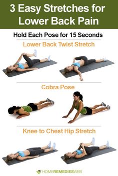 the 3 easy stretches for lower back pain