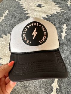 Mixin' up those highs and the lows - this snap back trucker cap says it all! Hippies And Cowboys, Snap Back, Queen Bee, Snap Backs, Queen Bees, Trucker Cap, Trucker Hat, Cowboy, Bee