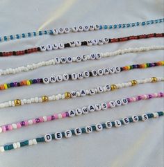 1d Bracelet Ideas, Homemade Bracelets, Bracelet Inspo