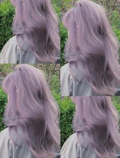 Korean Lavender Hair, Light Pink Purple Hair, Light Purple Hair Aesthetic, Korean Dyed Hair, Lavender Pink Hair, Ashy Purple Hair, Pink Lavender Hair, Korean Hair Color Ideas, Light Purple Hair Dye