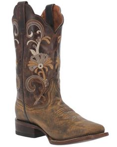 Double Rose, Dan Post Boots, Womens Cowgirl Boots, Elegant Boots, Boots Wide, Boots Square Toe, Dan Post, Roper Boots, Leather Western Boots