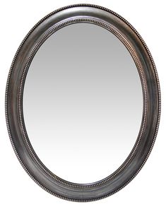 Equipped with a frame that has been molded out of resin to feature a beaded border inspired by vintage designs and then clad with an antique silvery brass finish, the Silver Sonore 30” oval wall mirror fuses modern elegance with traditionalism like never before. Fitted with a large oval mirrored inset, this piece also performs by producing an optical illusion of bigger space. The details are subtle yet stylish, the shape is classically chic and the durability of the mirror is unmatched. Infinity Large Oval Mirror, Oval Wall Mirror, Mirror Shop, Accent Mirror, Clock Decor, Oval Mirror, Framed Mirror Wall, Wall Mounted Mirror, Antique Mirror