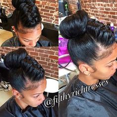 Voice Of Hair™ @voiceofhair STYLIST FEATURE| ...Instagram photo | Websta (Webstagram) Underhand Braid, Hair Crush, Relaxed Hair, Love Hair, Protective Styles, Gorgeous Hair, Ponytail Hairstyles, Braid Styles, Hair Updos