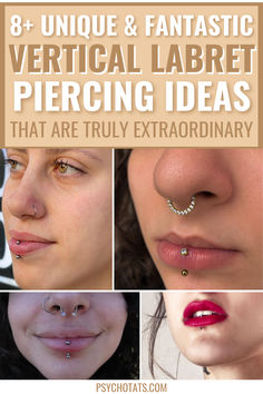 vertical labret piercing Lip Piercing Ideas, Edgy Style Inspiration, Vertical Labret Piercing Jewelry, Vertical Piercing, Inverse Vertical Labret, Cute Vertical Labret Jewelry, Vertical Labret Jewelry Unique, Gold Vertical Labret Jewelry, Piercing Needles