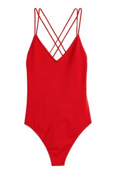 Body Rojo, M Jewelry, Summer Bathing Suits, Body Suit Outfits, V Neck Bodysuit, Cute Bathing Suits, Summer Suits, One Piece Suit, Sport Bh