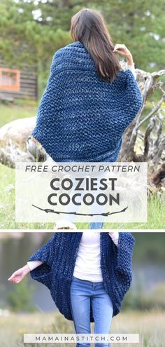 the free crochet pattern for a cozy cocoon