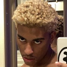 Evan Rosier, Afro Hairstyles Men, Blonde Afro, Black Hair Cuts, Men Hair Color, Black Men Hairstyles