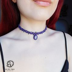 Natural rose quartz gemstone, knotted in a purple beaded macrame choker. This handmade macrame necklace is made with wax thread in a deep purple color that compliments the pink quartz stone, and is decorated with silver beads and purple crystals all around. This adjustable choker necklace would make a perfect gift for a mother or a friend that loves rose quartz stones. The macrame necklace is adjustable with a slide knot so it can fit anyone perfectly. It looks perfect alone or layered with your Handmade Adjustable Lavender Beaded Necklaces, Handmade Lavender Beaded Necklaces, Handmade Adjustable Lavender Jewelry, Handmade Purple Crystal Necklaces For Festival, Purple Adjustable Handmade Choker, Adjustable Beaded Purple Crystal Necklace, Adjustable Purple Beaded Crystal Necklace, Adjustable Beaded Purple Choker, Adjustable Purple Choker