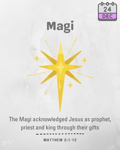 the magi acknowled jesus as prophet priest and king through their gifts