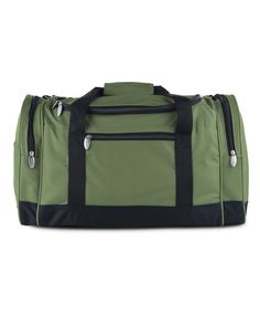 Giovanni Gym Bag Rectangular Sports Gym Bag With Zipper Closure, Sporty Rectangular Gym Bag With Zipper Closure, Sporty Durable Travel Bag For Sports, Durable Sporty Travel Bag For Sports, Practical Green Rectangular Duffle Bag, Functional Green Bags With Reinforced Handles, Durable Practical Sports Bag, Functional Green Gym Bag, Functional Green Rectangular Gym Bag