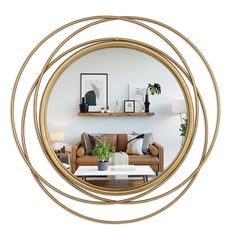 PRICES MAY VARY. Round wall mirror gold color creates with great attention to details.The clean understated lines makes this vintage gold mirror a very stylish and elegant design from the others.Nice hanging wall mirror like this entryway wall mirror will brighten your space. The circle wires make this antique looking gold mirror to be a bold attactrive statement piece.The unique design of this antique wall mirror makes it stunning and outstanding from the wall. It can be a entryway mirror circl Large Circle Mirror, Mirror Fireplace, Mirror For Bathroom Vanity, Hallway Mirror Wall, Circle Wall Mirror, Vintage Gold Mirror, Round Gold Mirror, Large Hallway, Mirror For Wall