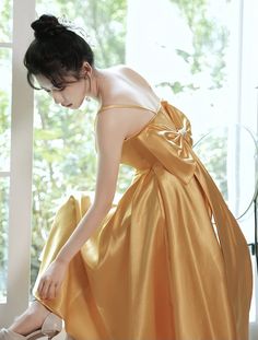 Little yellow homecoming dress,spaghetti strap birthday dressMaterial:satinColor:as picture or custom colorNeckline:spaghetti strapBack details:backlessDress type:A-lineStyle:bright&ltp&gtFeatures:simple</p>&ltbr/>&ltp&gtThis dress could be custom made, there are no extra cost to do custom size and color.</p>&ltbr/>&ltp&gt1, If the color is customized, please note the color & card number.</p>&ltbr/>&ltp&gt2,You can choose Yellow Knee-length Party Mini Dress, Yellow A-line Mini Dress For Party, Yellow Homecoming Dresses, Dress Spaghetti, Spaghetti Strap Dresses, Birthday Dresses, Custom Dresses, Color Card, Homecoming