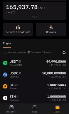 an iphone screen showing the bitcoin and ether exchanger's account numbers