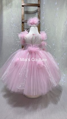 Handmade girls beautiful gown can be made in any color if you have any questions feel free to contact me thank you !! Elegant Pink Princess Dress For Pageants, Elegant Pink Princess Dress For Pageant, Pink Fitted Pageant Dress For Wedding, Elegant Fitted Pink Baptism Dress, Pink Tulle Dress For First Communion, Princess Style Pink First Communion Dress, Elegant Pink Pageant Dress For Party, Pink Tulle Wedding Pageant Dress, Elegant Pink Tulle Pageant Dress