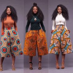 Culottes anyone? Then come to the popup in NYC! Click for more details. Corporate Gowns, Ghanaian Fashion, Hacks Clothes, African Print Dresses, Kitenge, African Clothing Styles