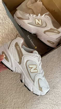 N Balance Shoes, Gold New Balance