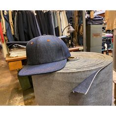 Our MF® Snapback Cap is a six panel pattern, in classic 1970s “trucker hat” fashion, an obvious choice to match our FW2020 mfsc TRUCK STOP story. It features a lower profile, closer to a baseball cap, classic US Navy ship hat or “dad’s hat” vibe. SPECS Six Panel Model: Full denim.Fabric: NOS Cone Mills 12 Oz. denim twill, white/pink line selvedge ID, milled in USA. * An original Mister Freedom® design inspired by vintage 1970s “trucker” hats, baseball caps, US Navy ship caps and other classic pr Denim Snapback Hat, Adjustable Denim Snapback Trucker Hat, Vintage Adjustable 5-panel Snapback Hat, Adjustable 5-panel Snapback Hat For Skateboarding, Trucker Hat Fashion, Navy Six-panel Cotton Snapback Hat, Baseball Caps Fashion, Hat Types, Us Navy Ships