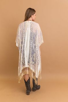 Indulge in elegance with our Velvet Dream Mesh Tapestry Kimono. Crafted from sumptuous velvet and adorned with intricate tapestry motifs, this kimono exudes luxury and style. Perfect for lounging at home or adding a touch of glamour to any outfit. #lovemyleto 50% Viscose 50% Nylon Imported Kimono Sweater, Velvet Burnout, Summer Kimono, Novelty Clothing, Bohemian Floral, Floral Kimono, Kimono Cardigan, Kimono Dress, Cut Off Shorts