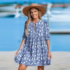 Embrace a touch of romance in our Blue Floral Puff Sleeve Mini Dress! The puff sleeves add a playful element to this charming dress. Adorned with a delightful floral pattern, it's perfect for a sweet and stylish look. Its playful and feminine aesthetic makes it a great choice for various occasions, from casual daytime outings to dressier events. Product code: CAA05A4B079TC Summer Floral Print Puff Sleeve Dress With Lantern Sleeves, Floral Print Puff Sleeve Summer Dress, Blue Floral Print Dress With Lantern Sleeves, Blue Floral Print Puff Sleeve Mini Dress, Summer Floral Print Puff Sleeve Dress For Vacation, Spring Blue Mini Dress With Lantern Sleeves, Casual Puff Sleeve Dress With Floral Print For Beach, Flowy Puff Sleeve Beach Dress, Flowy Puff Sleeve Dress For Beach