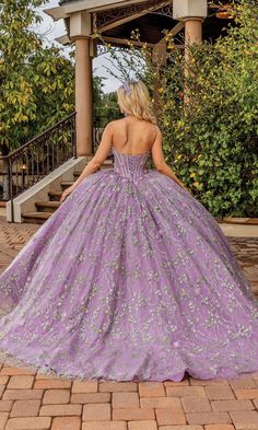 Dusty lilac purple quinceanera a-line ball gown with strapless sweetheart neckline. Elegant Purple Quinceanera Dress, Purple Gown For Quinceanera With Sweetheart Neckline, Purple Gown With Sweetheart Neckline For Quinceanera, Purple Fitted Quinceanera Dress For Formal Occasions, Fitted Purple Quinceanera Dress For Prom Season, Purple Dress With Fitted Bodice For Quinceanera, Elegant Purple Quinceanera Dress With Sweetheart Neckline, Lavender Ball Gown For Quinceanera, Purple Gown For Quinceanera During Prom Season