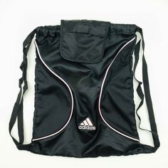 Tesoro Phoenix Treasures For Someone New Adidas Backpack Sack Bag Black Pink Adidas Sack Black with pink trim Can be worn on back Pre-owned. See photos for condition Measurements are approximate:  Height: 17"  Width: 12" Thanks for checking out my store The Tesoro Phoenix sells new and used items that can be of use to someone new instead of ending up in a landfill. Please read the information presented and don't be afraid to ask questions. General Info: -Photos are part of the description. -Phot Adidas Backpack, Sack Bag, Pink Trim, Someone New, Pink Adidas, Be Afraid, Drawstring Backpack, Thrift Store, Phoenix