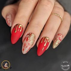 Get ready to spook with these red and black ghostly Halloween nails! 👻🔴 A perfect combination of eerie and elegant Halloween nail art. Ideal for a fun, festive look that's sure to impress. Discover more Halloween nail designs at nailhow.com. Save this pin for future inspiration!
#halloween #nails #fall #nailart #spooky #nailsofinstagram #love #beauty #halloweencostume #fashion #october #photography #hair #pumpkin #nailswag #autumn #nailsonfleek #trickortreat #style #art #beautifulnails Tree Nails, October Nails, Nail Jewels, Red Nail Designs, Red Nail, Halloween Nail