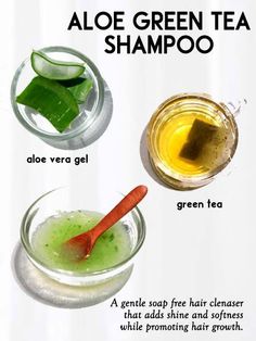 Healthy Gray Hair, Recipes For Hair Growth, Almond Oil Hair, Natural Shampoo Recipes, Homemade Shampoo Recipes, Green Tea Shampoo, Homemade Natural Shampoo, Hair Growth Methods, Hair Advertisement