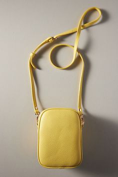 Polyurethane; polyester lining Two removable strap options Three outer zip pockets Zipper styling Imported | Josephine Crossbody Bag by Mali + Lili in Yellow, Women's, Polyester/Polyurethane at Anthropologie Yellow Phone Bag With Adjustable Strap For Travel, Everyday Yellow Phone Bag With Adjustable Strap, Trendy Yellow Crossbody Box Bag, Cute Yellow Crossbody Bag, Yellow Crossbody Phone Bag With Adjustable Strap, Yellow Crossbody Bag With Pockets, Multicolor Crossbody Bag With Gold-tone Hardware, Yellow Fits, Orange Crossbody Shoulder Bag With Gold-tone Hardware