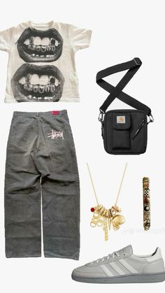 Downtown Outfits, Streetwear Fits, Teen Fashion Outfits, Outfits Ideas, Style Board