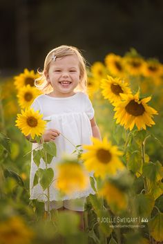 Palm Beach Sunflower Field Children Portrait Session in Wellington South Florida  @  Sweigart Photography – Jupiter, Florida Newborn Photographer Beach Sunflower, Happy Sunflower