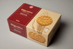 an open box of biscuits sitting on top of a table