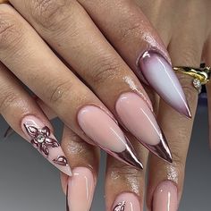 𑁍 𑁍 𑁍 • • #nails #nailsofinstagram #nailart #nail #nails💅 #nailinspo #nailinspiration #nailsdesign #naildesigns #nailtech #nailartist #nashville #acrylicnails #nashvillenails #nashvillenailtech #nailsoftheday #nailsofinsta #nailsofnashville #explore #explorepage #explorepage✨ #nailedbyshev #trending #trendynails #nailsnailsnails #gelnails #chromenails #airbrushnails #pinknails Airbrush Nails, Cool Nail Art, Cute Acrylic Nails, Nails Design, Nail Artist, Trendy Nails, Nail Tech