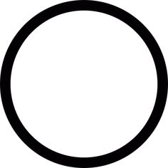 a black circle on a white background