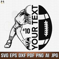 football player svg eps dxf png aijg example for cricut