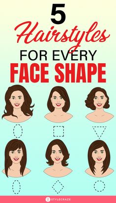 Hairstyles for different face shapes are created to bring out your best facial features. Read this article to know the hairstyles suitable for your face shape. Hairstyles For Face Types, Hairstyles For Different Face Shapes, Diamond Face Shape Hairstyles, 5 Hairstyles, V Shaped Haircut, Diamond Face Hairstyle, Different Face Shapes, Diamond Face Shape, Face Shape Hairstyles