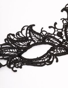 Get into the spirit of spooky season with pieces from the Lovisa Halloween Collection! Discover our wide range of on-theme accessories, perfect for styling at a costume party or sporting all October long. This black crochet-style eye mask is perfect for a Halloween masquerade ball or completing a bewitching costume. | Lovisa Black Fabric Crochet Eye Mask Crochet Eye Mask, Halloween Masquerade Ball, Fabric Crochet, Crochet Eyes, Halloween Masquerade, Crochet Style, Masquerade Ball, Black Crochet, Favorite Rings