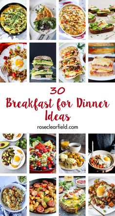 20 breakfast for dinner ideas that are easy to make