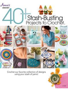 the book is about crochet and it has pictures of different items on it