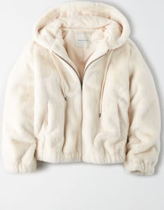 Fur Hoodie, Cute Jackets, Teen Fashion Outfits, Fur Jacket, Comfy Outfits, Cute Casual Outfits, Teen Fashion