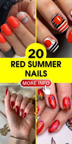 30 Pinterest Nails Art Ideas You Will Like ❤ 
#wedding #bride #pinterestnails #weddingnails
#FallNails #Nails #OldMoneyNails #ClassyNailDesign #ElegantNailIdeas 
#NudeNails #ShortAlmondNails 
#nailart #manicure #gelnails 
#beauty #nail #nailsart #naildesign 
#acrylicnails #nailsonfleek #naildesigns 
#nailstyle #augustnail #nailpolish 
#longnails 
#nailsacrylic
#nails2024
#nailsideas
#nailsinspiration
#nailsforsummer
#glamoraedge
#nailsshort 
#nailspink
#augustnails
#augustnailsideas Bright Summer Gel Nails, Red Summer Nails, Gel Nail Design, Nails Magazine, Nail Designs Spring