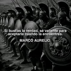 a black and white photo with a quote from mario aurelo about the roman army