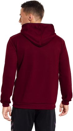 This men's casual hooded sweatshirt is designed with a long sleeve silhouette and lightweight material, making it perfect for everyday wear. The hood and drawstring provide added comfort and warmth, while the ribbed ledge cuffs and hem keep the fit secure. Enjoy a relaxed, adjustable fit with this men's hoodie. 98% Polyester, 2% Spandex High Quality fabric: Men's long sleeve hoodies are crafted of high quality fabric, super-soft and breathable, durable and lightweight, ultra skin-friendly. provi Casual Hooded Sweatshirt, Sleeve Silhouette, Winter Knit Hats, Cozy Feeling, Us Man, Winter Knits, Mens Sandals, Sunglass Frames, Men's Casual