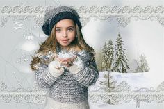 gif hiver féérique - animation paysage de neige - clic ici pour d'autres animations hiver - http://prettypoun.centerblog.net/rub-hiver-feerique-.html Crochet Hats, Crochet