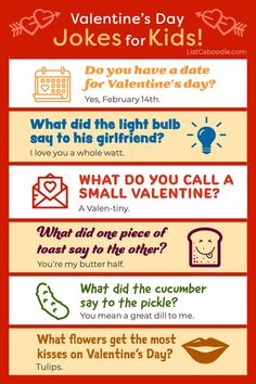 Funny Valentines jokes for kids. Friday Jokes, Notes For Kids Lunches, Kids Lunch Box Notes, Holiday Jokes