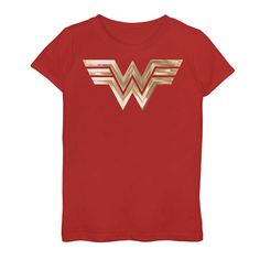 She'll love showing off her favorites with this girls' DC Comics Wonder Woman 1984 Gold Logo Graphic Tee. Crewneck Short sleevesFABRIC & CARE Cotton Machine wash Imported She'll love showing off her favorites with this girls' DC Comics Wonder Woman 1984 Gold Logo Graphic Tee. Licensed Character She'll love showing off her favorites with this girls' DC Comics Wonder Woman 1984 Gold Logo Graphic Tee. Size: Large. Color: Red. Gender: female. Age Group: kids. Wonder Woman 1984, Field Day, Boy Tees, How To Show Love, Gold Logo, Logo Graphic, Gender Female, Dc Comics, Fabric Care