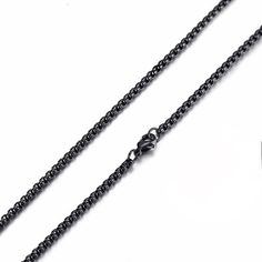 This spiffy box chain necklace blends sleek and rugged to perfection. The alternating wide and narrow links offer a modern, dimensional look that oozes power. Slip into this necklace to feel like the most sociable guy in the room - refined yet approachable. Specifications: Metal: Stainless Steel Color: Various.Finish: PolishedPendant Weight: 8gPendant: 1.33"x0.78" | 34mmx20mmLength: 24" | 60cm When it comes to men's necklaces, stainless steel offers strength, shine, and street cred. Stainless Steel necklaces interlock metal rings, discs, or beads in badass textures, perfect for the modern man. From chunky Cuban links with an edgy urban appeal to low-key beads that let pendants pop, the BERML stainless chains have range. There's the classic cable chain, those oval interconnected links that Men's Necklaces, Box Chain Necklace, Stainless Steel Necklace, Box Chain, Modern Man, Metal Rings, Cable Chain, Men Necklace, Chain Necklace