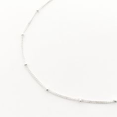 Add a touch of whimsy (and shine) to your wrist with our Jenna Satellite Chain Bracelet in silver. Made of sterling silver, this 6 1/2" chain features a 1 1/2" extender for the perfect fit. Perfect for adding a pop of fun to any outfit! Chain Bracelet Silver, Teachers Necklace, Bracelet In Silver, Sterling Silver Chain Necklace, Silver Chain Bracelet, Chain Anklet, Anklet Jewelry, Silver Chain Necklace, Bracelet Silver