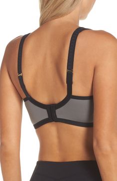 Designed with a hidden underwire and light foam cups, a convertible athletic bra helps minimize movement and comfortably supports your high-impact workout. The moisture-wicking CoolMax® fabric is finished with a center seam for natural shaping. Partially lined Adjustable, convertible straps CoolMax polyester moisture-wicking fabric for dryness and comfort in the heat 85% CoolMax polyester, 15% Lycra® spandex Hand wash, dry flat Imported Nylon Sports Bra With Built-in Bra For Training, Sporty Contoured Sports Bra With Built-in Bra, Contoured Sports Bra With Built-in Padding For Gym, Compressive Padded Sports Bra For Workout, Compressive Padded Sports Bra For Athleisure, Compressive Padded Sports Bra For Gym, Padded Compressive Athleisure Sports Bra, Padded Compressive Sports Bra For Athleisure, Nylon Sports Bra With Built-in Support For Running